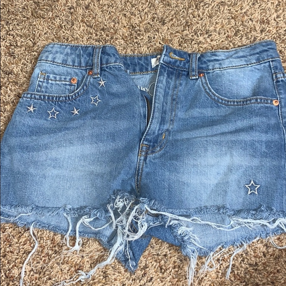High waisted shorts